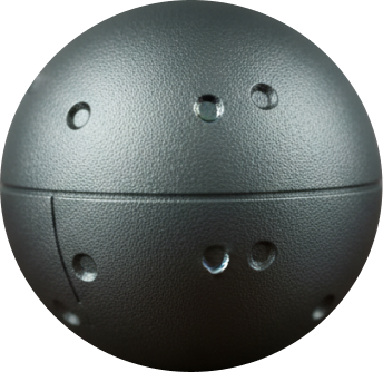 Lower left large marble